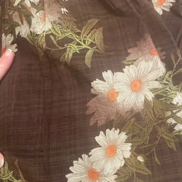 DAVI & DANI Floral Print Brown Jumpsuit - Picture 9 of 9